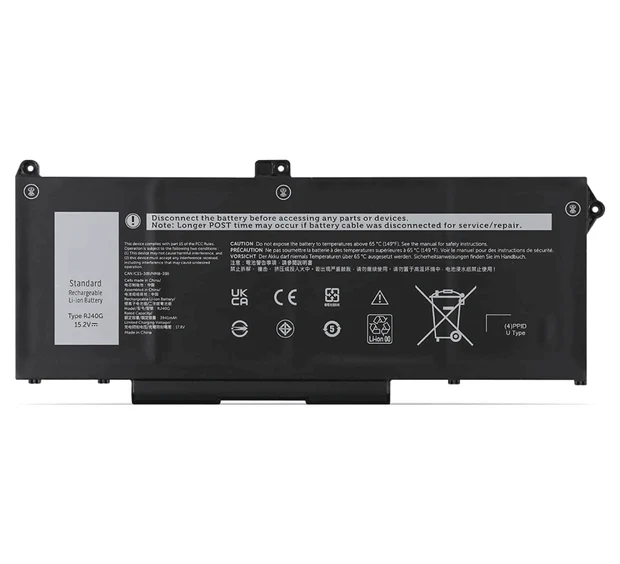 Techie Laptop Battery for Dell RJ40G - Latitude 5420, 5520, Precision 3560 (3600mAh, 4-Cell)