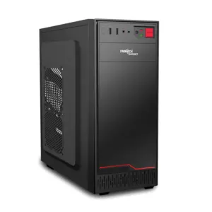 COMPUTER CABINET Garnet Premium Silver  with front usb,  smps